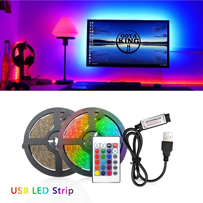 USB LED Ʈ , RGB 5050 2835 TV  , Ȩ ..